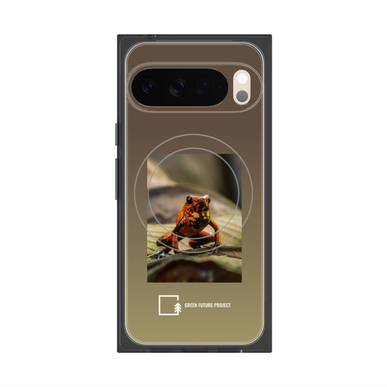 Premium Square Case with Pixelsnap［ Green Future Project - Poison-dart Frogs ］