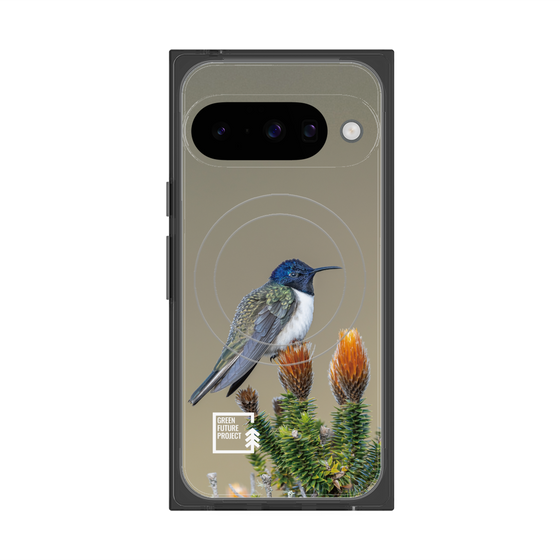 Premium Square Case with Pixelsnap［ Green Future Project - Ecuadorian Hillstar ］