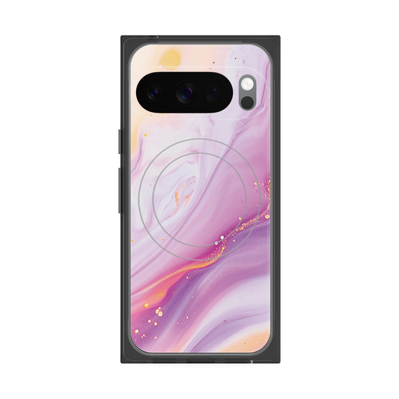 Premium Square Case with Pixelsnap［ Color Rain - Original - Moonlit Mauve ］