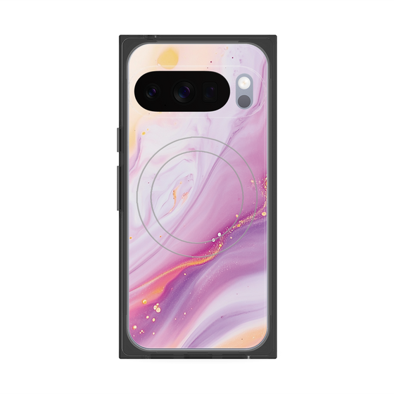 Premium Square Case with Pixelsnap［ Color Rain - Original - Moonlit Mauve ］