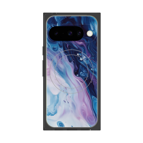 Premium Square Case with Pixelsnap［ Color Rain - Original - Twilight Ink ］