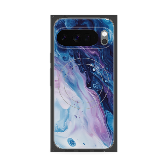 Premium Square Case with Pixelsnap［ Color Rain - Original - Twilight Ink ］