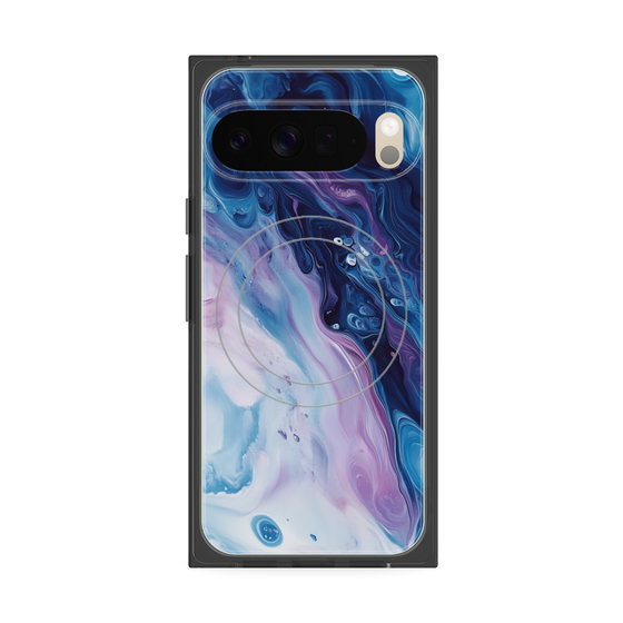 Premium Square Case with Pixelsnap［ Color Rain - Original - Twilight Ink ］