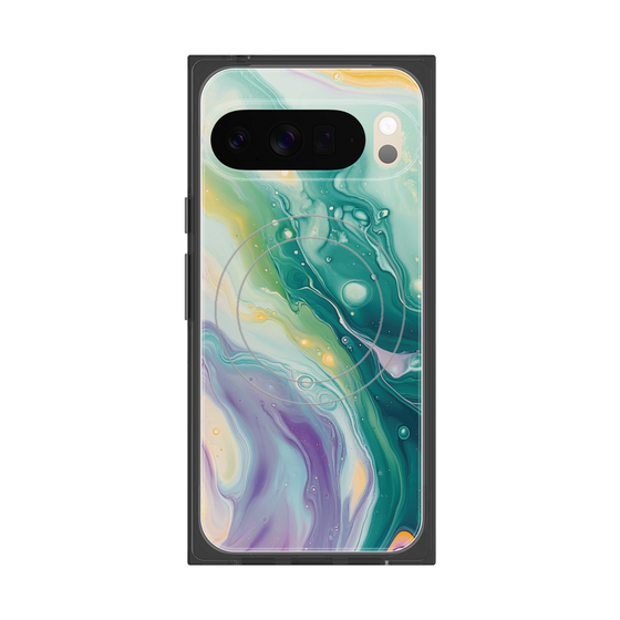 Premium Square Case with Pixelsnap［ Color Rain - Original - Dusky Forest ］