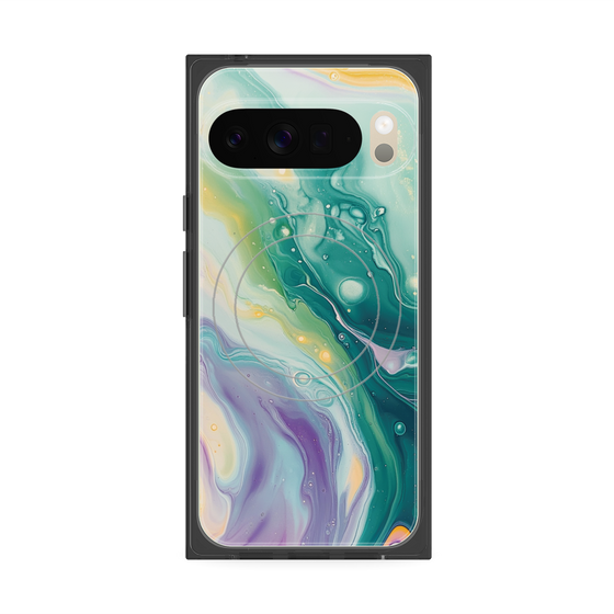 Premium Square Case with Pixelsnap［ Color Rain - Original - Dusky Forest ］