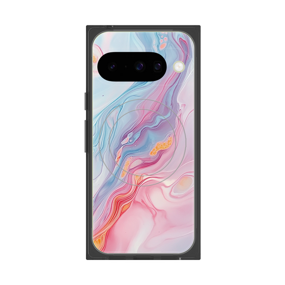 Premium Square Case with Pixelsnap［ Color Rain - Original - Dream Veil ］