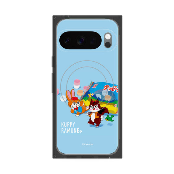 Premium Square Case with Pixelsnap［ Kuppy Ramune - Drawing 1 ］