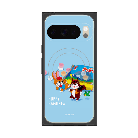 Premium Square Case with Pixelsnap［ Kuppy Ramune - Drawing 1 ］
