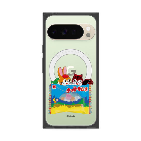 Premium Square Case with Pixelsnap［ Kuppy Ramune - Drawing 3 ］