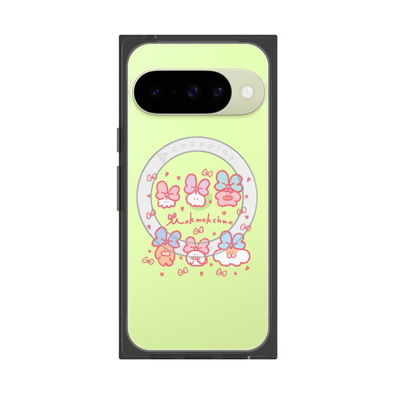 Premium Square Case with Pixelsnap［ Mokmokchan - Ribbons ］