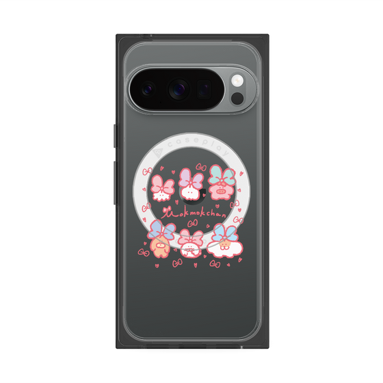 Premium Square Case with Pixelsnap［ Mokmokchan - Ribbons ］