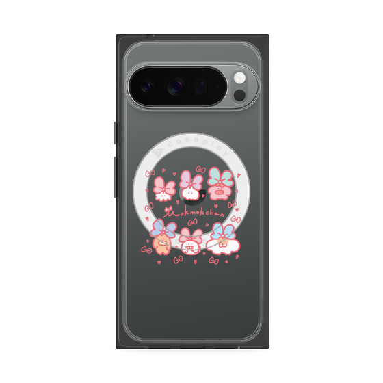 Premium Square Case with Pixelsnap［ Mokmokchan - Ribbons ］