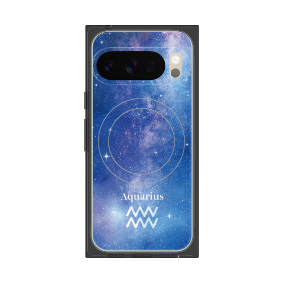 Premium Square Case with Pixelsnap［ STARRY SIGNS - Original - Aquarius ］