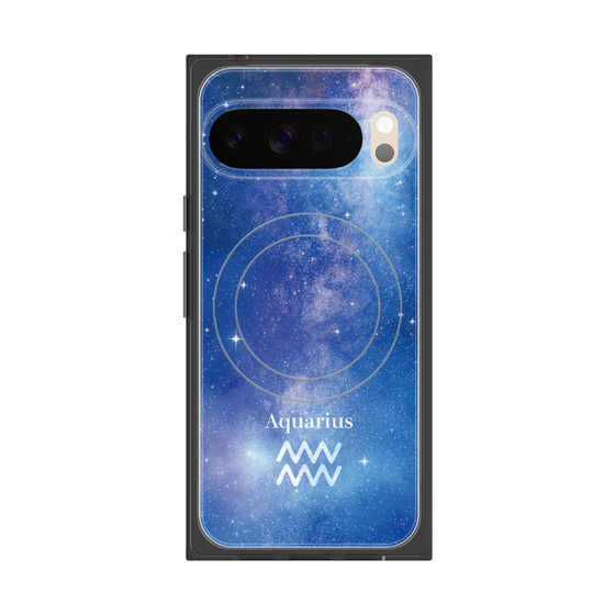 Premium Square Case with Pixelsnap［ STARRY SIGNS - Original - Aquarius ］