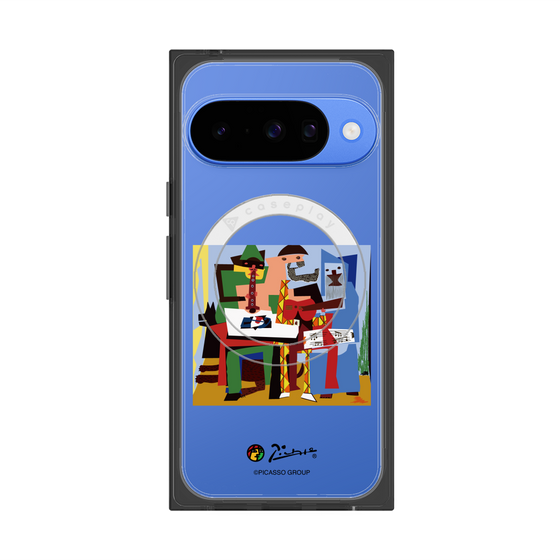 Premium Square Case with Pixelsnap［ PICASSO - Three Musicians ］