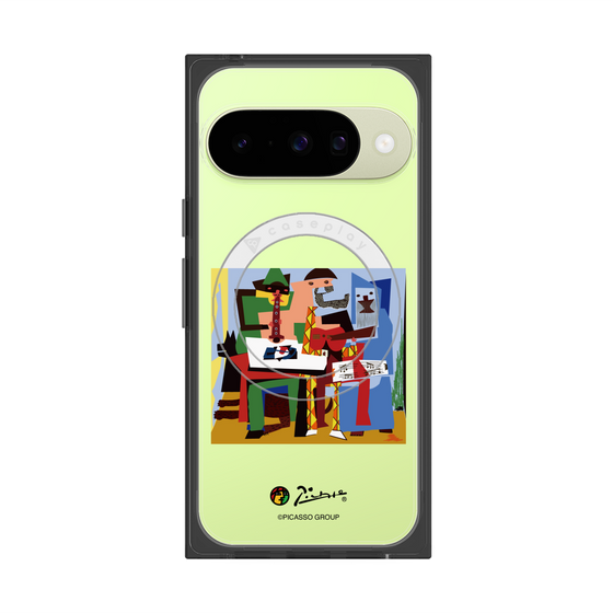 Premium Square Case with Pixelsnap［ PICASSO - Three Musicians ］