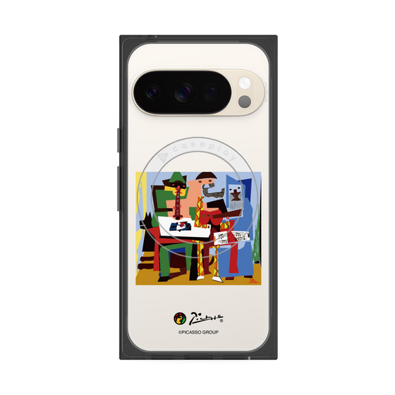 Premium Square Case with Pixelsnap［ PICASSO - Three Musicians ］