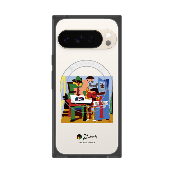 Premium Square Case with Pixelsnap［ PICASSO - Three Musicians ］