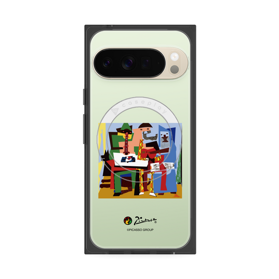 Premium Square Case with Pixelsnap［ PICASSO - Three Musicians ］