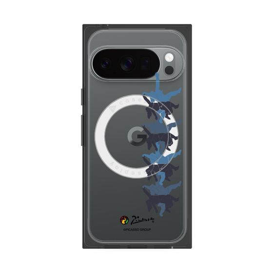 Premium Square Case with Pixelsnap［ PICASSO - Running on the Beach ］