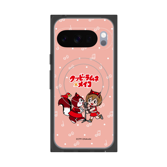 Premium Square Case with Pixelsnap［ Hatsune Miku × Kuppy Ramune - MEIKO × Ram - Chibi Illustration ］