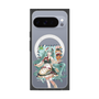 Premium Square Case with Pixelsnap［ Hatsune Miku × Kuppy Ramune - Hatsune Miku × Kuppy - Full-body Illustration 1 ］
