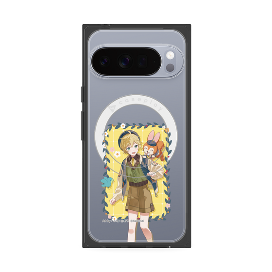 Premium Square Case with Pixelsnap［ Hatsune Miku × Kuppy Ramune - Kagamine Len × Kuppy - Full-body Illustration 1 ］