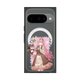 Premium Square Case with Pixelsnap［ Hatsune Miku × Kuppy Ramune - Megurine Luka × Ram - Full-body Illustration 1 ］