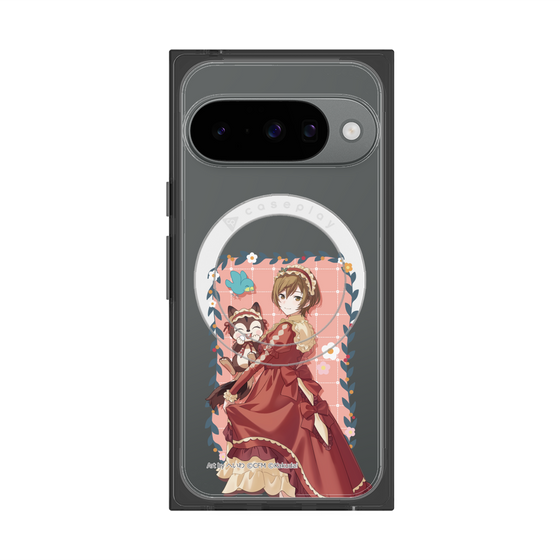 Premium Square Case with Pixelsnap［ Hatsune Miku × Kuppy Ramune - MEIKO × Ram - Full-body Illustration 1 ］