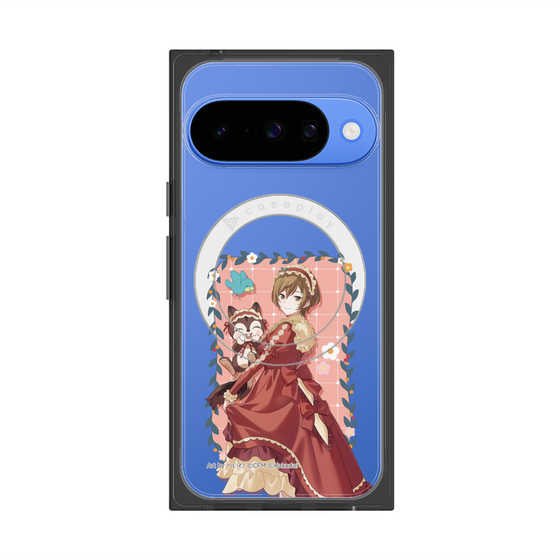 Premium Square Case with Pixelsnap［ Hatsune Miku × Kuppy Ramune - MEIKO × Ram - Full-body Illustration 1 ］