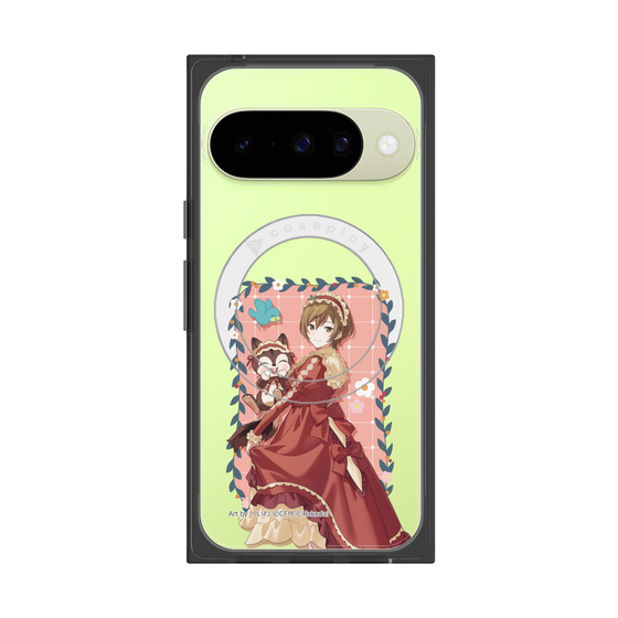 Premium Square Case with Pixelsnap［ Hatsune Miku × Kuppy Ramune - MEIKO × Ram - Full-body Illustration 1 ］