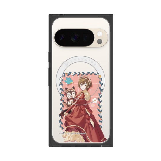 Premium Square Case with Pixelsnap［ Hatsune Miku × Kuppy Ramune - MEIKO × Ram - Full-body Illustration 1 ］