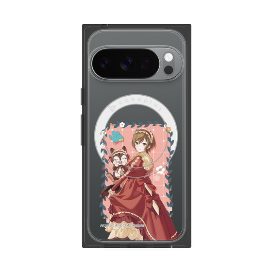 Premium Square Case with Pixelsnap［ Hatsune Miku × Kuppy Ramune - MEIKO × Ram - Full-body Illustration 1 ］