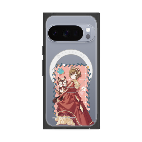 Premium Square Case with Pixelsnap［ Hatsune Miku × Kuppy Ramune - MEIKO × Ram - Full-body Illustration 1 ］