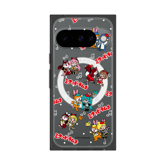 Premium Square Case with Pixelsnap［ Hatsune Miku × Kuppy Ramune - Overall Pattern ］