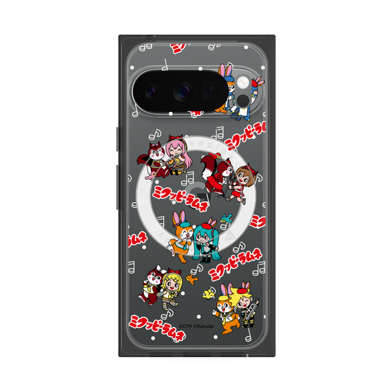 Premium Square Case with Pixelsnap［ Hatsune Miku × Kuppy Ramune - Overall Pattern ］