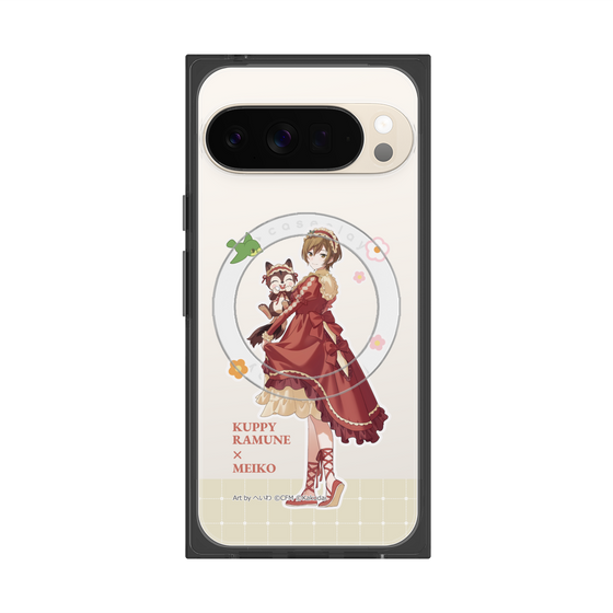 Premium Square Case with Pixelsnap［ Hatsune Miku × Kuppy Ramune - MEIKO × Ram - Full-body Illustration 2 ］