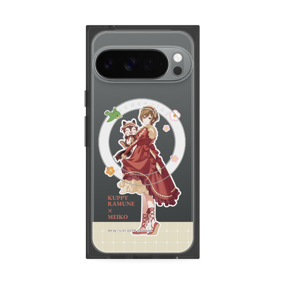 Premium Square Case with Pixelsnap［ Hatsune Miku × Kuppy Ramune - MEIKO × Ram - Full-body Illustration 2 ］