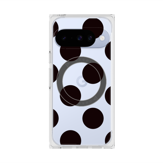 Premium Square Case with Pixelsnap［ Simple Dot - Black ］