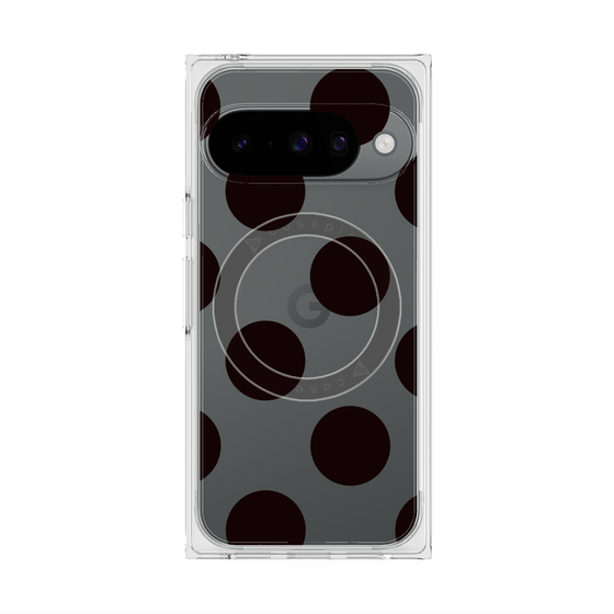 Premium Square Case with Pixelsnap［ Simple Dot - Black ］