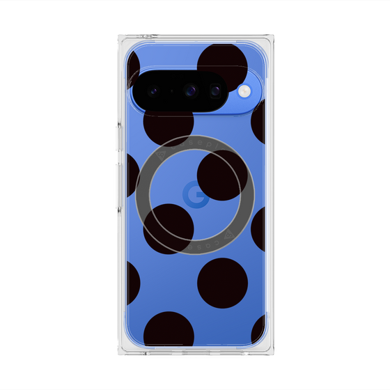 Premium Square Case with Pixelsnap［ Simple Dot - Black ］