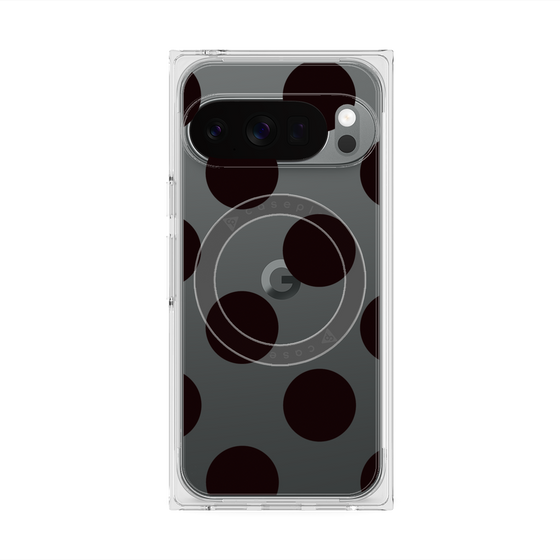 Premium Square Case with Pixelsnap［ Simple Dot - Black ］