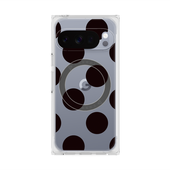 Premium Square Case with Pixelsnap［ Simple Dot - Black ］