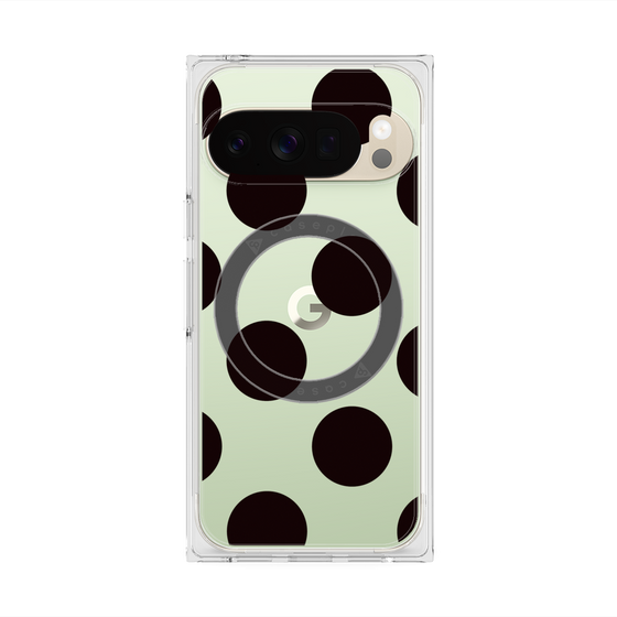 Premium Square Case with Pixelsnap［ Simple Dot - Black ］