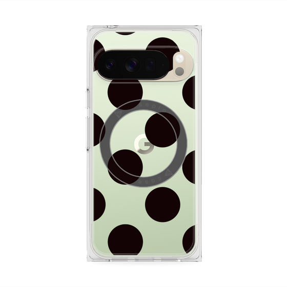 Premium Square Case with Pixelsnap［ Simple Dot - Black ］