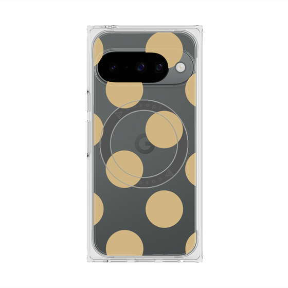 Premium Square Case with Pixelsnap［ Simple Dot - Beige ］