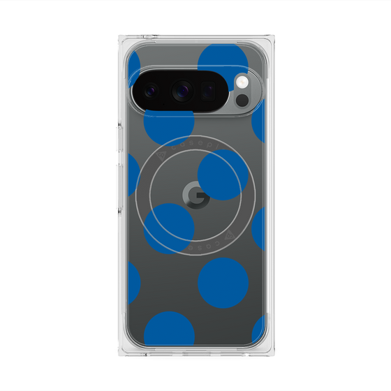 Premium Square Case with Pixelsnap［ Simple Dot - Blue ］