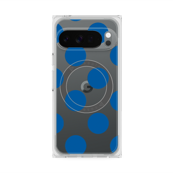 Premium Square Case with Pixelsnap［ Simple Dot - Blue ］