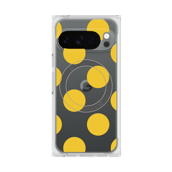 Premium Square Case with Pixelsnap［ Simple Dot - Yellow ］