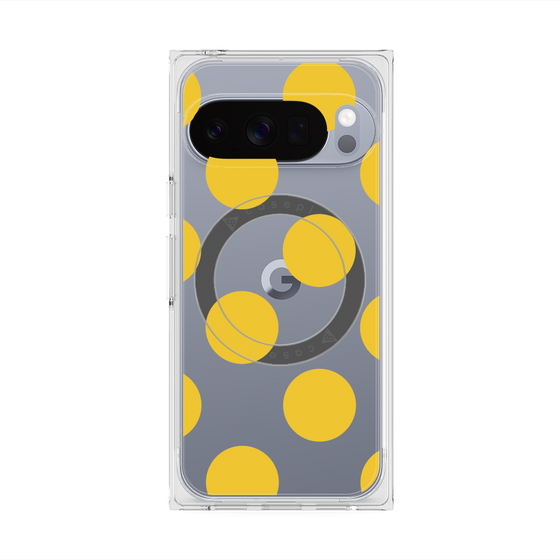 Premium Square Case with Pixelsnap［ Simple Dot - Yellow ］